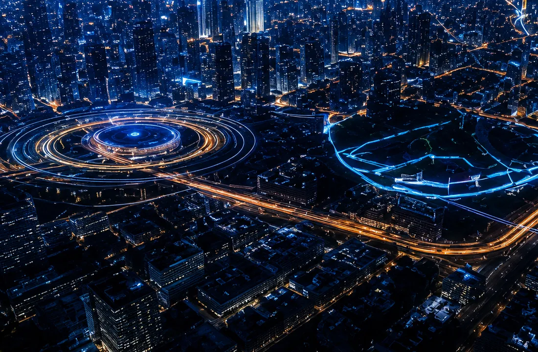 High-tech business environment